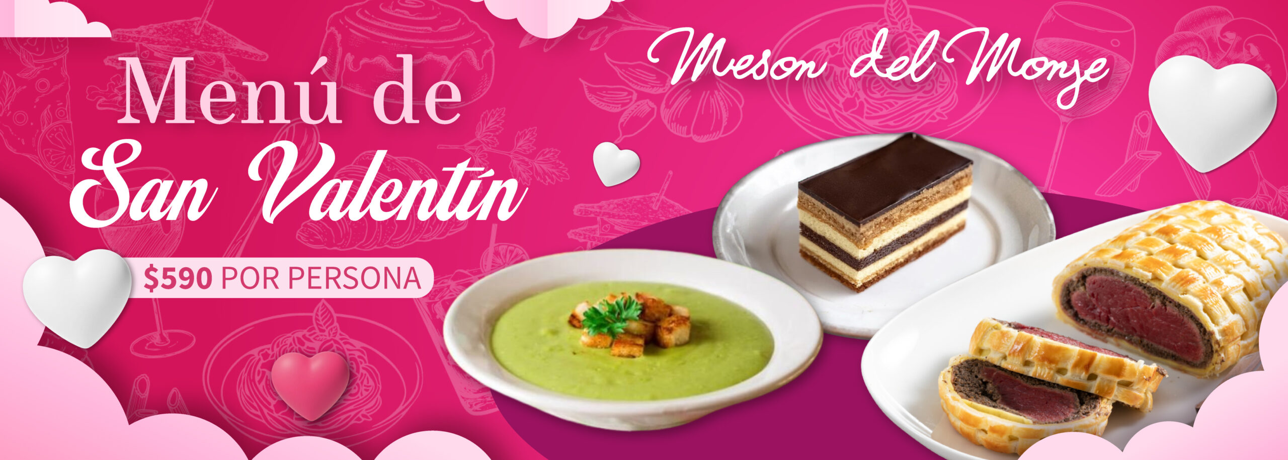 Menú de San Valentín