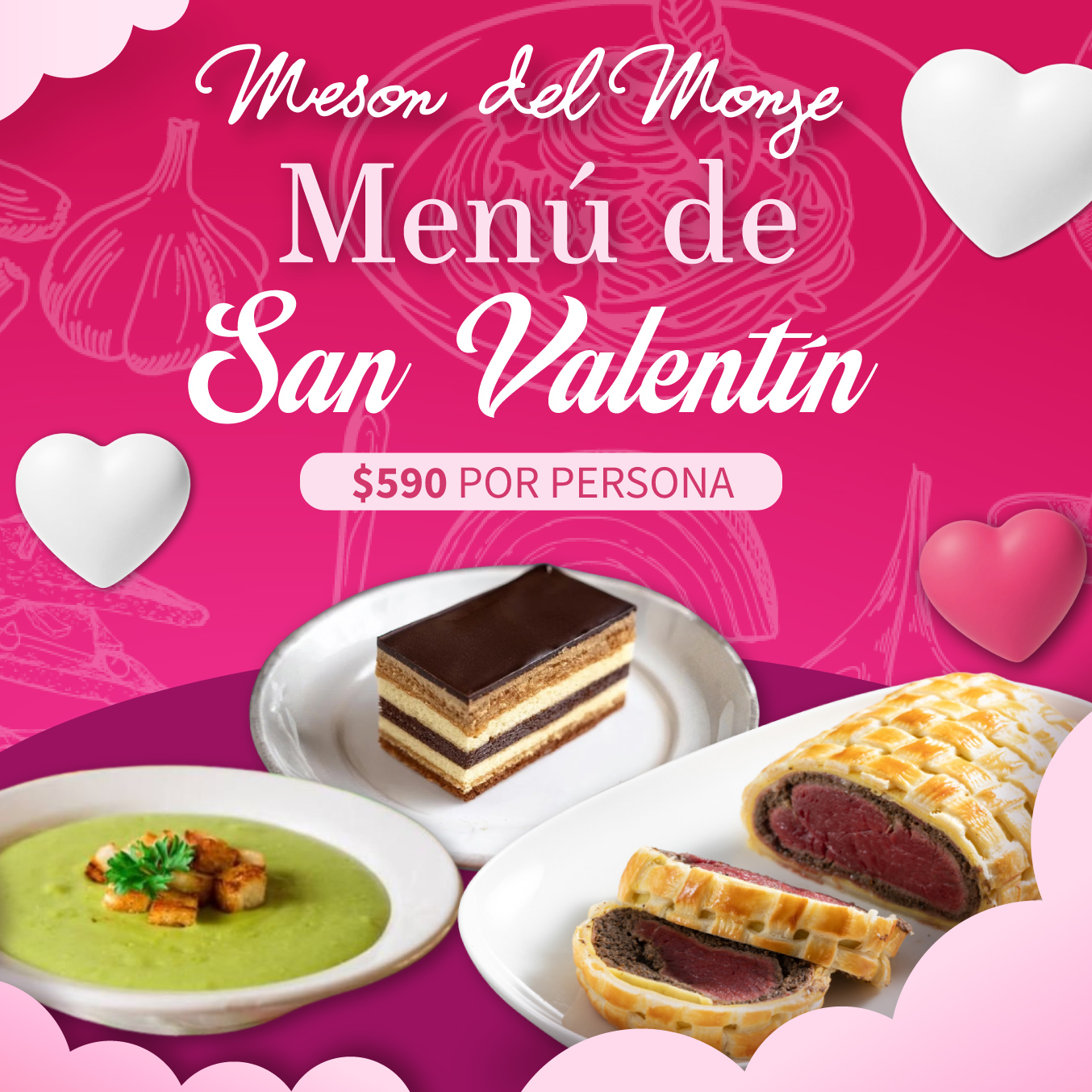 Menú de San Valentín